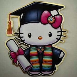 Hello Kitty Cut Out Graduation Leis Topper
SKU2297